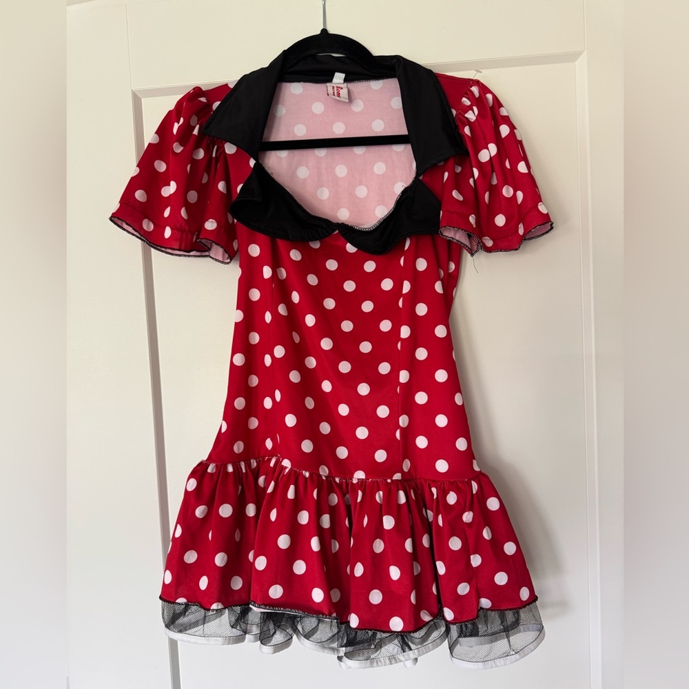 Roma Hollywood Women’s Red Polka Dot Minnie Mouse Costume Size M/L